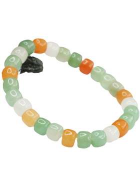 天然东陵玉手串多宝老型珠路路通手链珠宝新中式民族风手链女士款