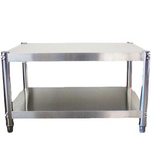 40高二层不锈钢置物架饭店保温桶架汤桶架消毒柜垫高架子落地款