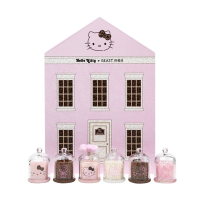Hello Kitty野兽派联名粉可可公寓Mini香氛蜡烛礼盒新婚生日礼物