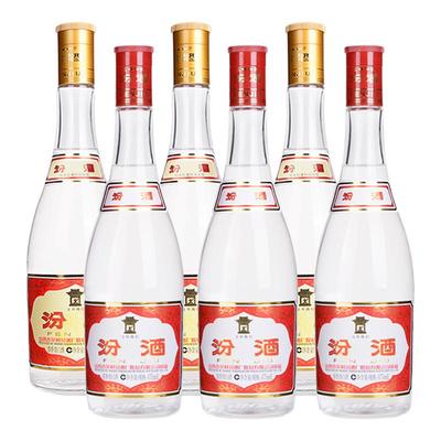 白酒53度黄盖*3+42度红盖汾酒*3