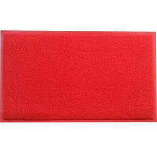 大红色喜庆无字地垫门前防滑除尘垫欢迎光临门垫脚垫入户地垫地毯