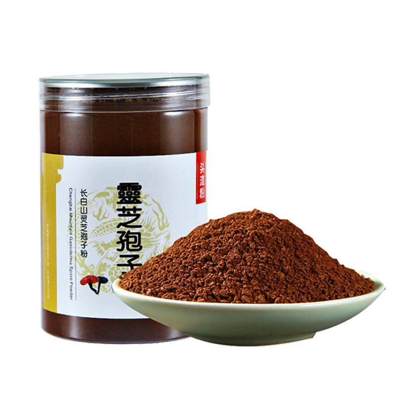 长白山正品灵芝孢子粉天然椴木