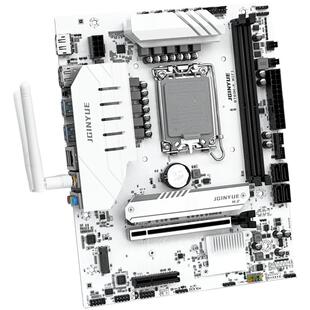 全新精粤B760M-K WIFI主板DDR4台式机1700针12/13代i3i5i7CPU电脑