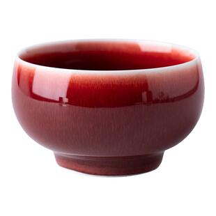 景德镇郎红釉主人杯陶瓷功夫茶具纯手工大号品茗单杯个人专用茶杯