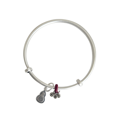 新中式足银999.9年年有余手镯