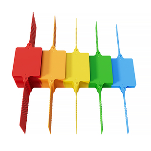 物流吊牌塑料挂签一体式海钓标识园艺水果蔬菜牌快运扎带标签牌