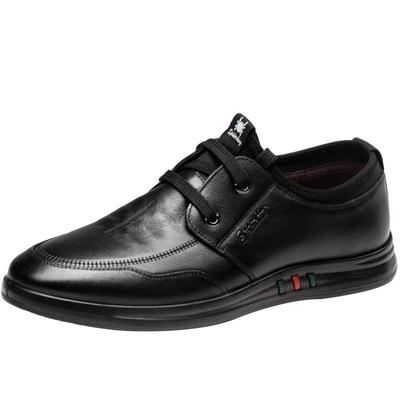 休闲风透气软底时尚办公皮鞋