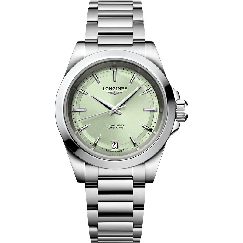 Longines浪琴官方正品康卡斯系列腕表机械表手表女赵丽颖同款彩盘
