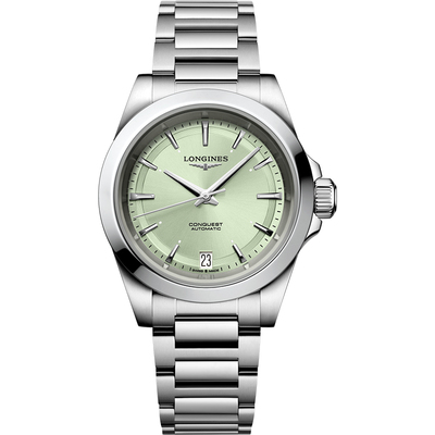 Longines浪琴官方正品康卡斯系列腕表机械表手表女赵丽颖同款彩盘