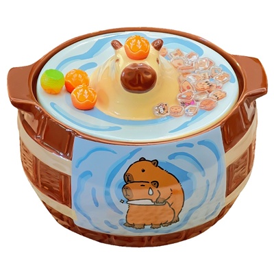 集甜社创意礼物卡皮巴拉泡面碗