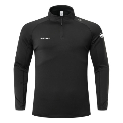 猛犸北极象长袖T恤男户外运动休闲速干透气卫衣春秋装跑步上衣男