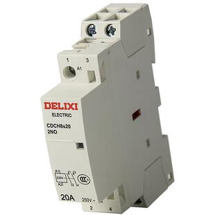 德力西家用交流接触器220V小型25a单相220v微型宾馆用2p 二常开