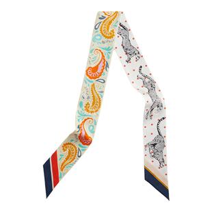 2025手柄丝带缠绑包包束发带多用18姆米桑蚕丝发带金质马刺小丝巾