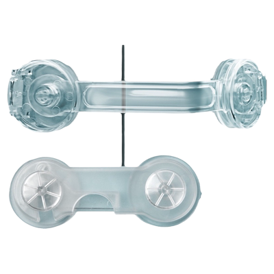 儿童安全锁抽屉扣防宝宝开门柜子固定卡扣冰箱门关不紧神器玻璃门