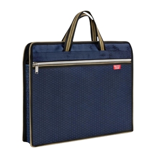 手提公文包帆布防水文件包牛津布大容量商务会议办公文件包可印制