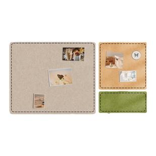 毛毡板墙贴照片墙背景板挂墙面粘相片框展示羊毛毡版墙贴免打孔愿景拍立得墙壁装饰创意书桌文化软木板留言板