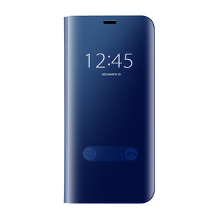 适用于三星note8手机壳note9镜面翻盖S8保护皮套S8+手机壳S9智能S9+休眠S7edge免翻盖接听