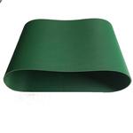 裙边爬坡机绿色皮带PVC PU食品级输送带流水线环形无缝接头传送带