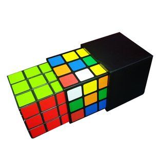 近景魔术道具 魔方幻术黑盒幻变魔方玩具 Triple Cube Trick 特价