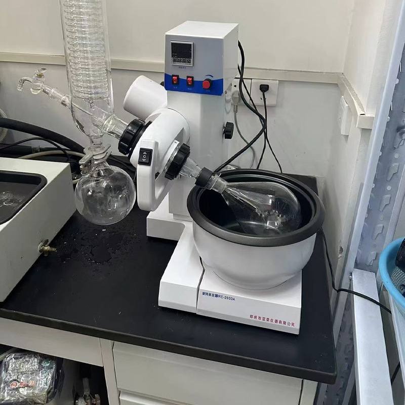 实验室旋转蒸发仪小型RE-2000A旋蒸仪螺旋管式减压蒸发器真空蒸气