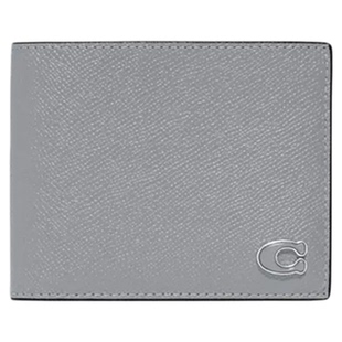 COACH/蔻驰男士时尚百搭钱包官方纯色简约大方卡包休闲经典款