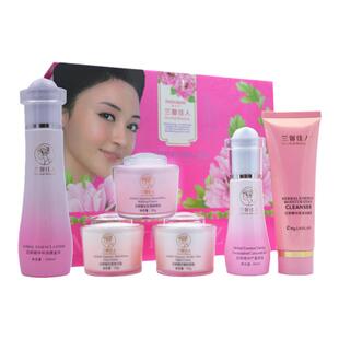 正品兰馨佳人佰草嫩肤五合一六件套黄金水暗肤质精华亮肤提亮精华