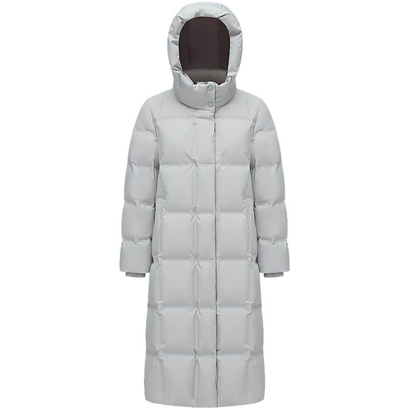 波司登新款鹅绒服女连帽长款加厚