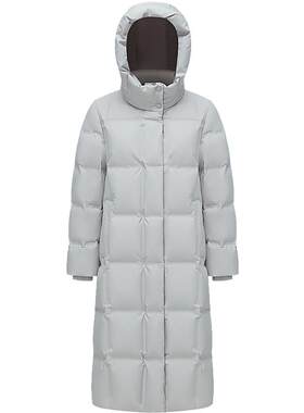 波司登新款鹅绒服女连帽长款加厚