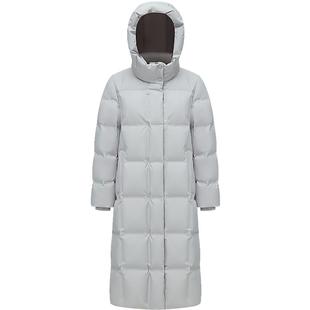 【商场同款】波司登鹅绒羽绒服女冬新款连帽长款保暖加厚流行时尚