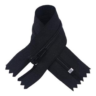 3号尼龙拉链闭尾黑色裤子西裤门襟防开防滑拉锁短拉链条辅料配件