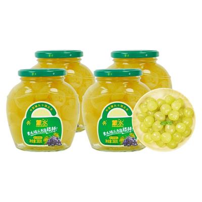 蒙水唐山葡萄罐头388g*4罐