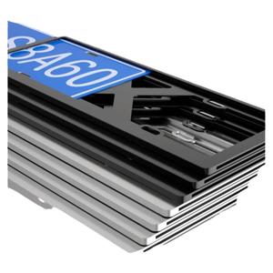 车牌边框车牌架框宝马奔驰大众奥迪路虎通用加厚新交规汽车牌照架