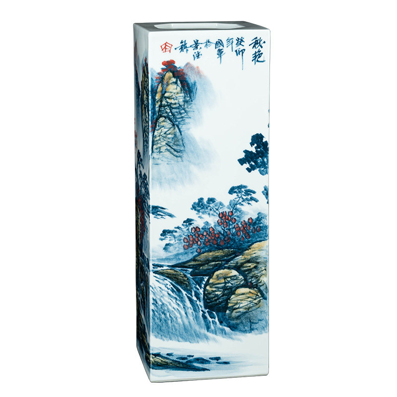 新中式陶瓷景德镇客厅卧室山水