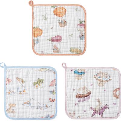 EMXEE嫚熙婴儿小方巾越洗越柔软