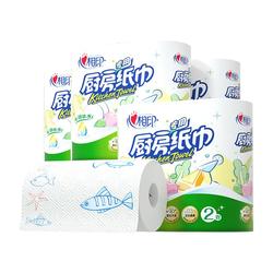 心相印厨房卷纸加大加厚4大卷