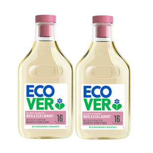 ecover欧维洁羊毛羊绒真丝专用内衣羽绒洗衣液缩水专用洗涤剂进口