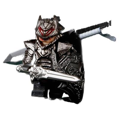 人仔第三方传奇剑风兽积木玩具人坐骑烙印拼装战士格斯战狼男益智