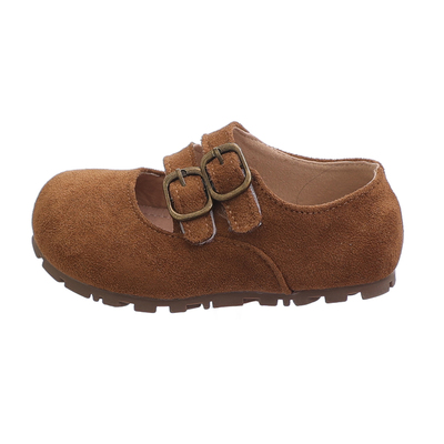 女童浅口单鞋2025春秋新款童鞋小女孩公主鞋软底防滑豆豆鞋奶奶鞋