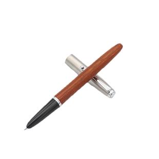 金豪钢笔51A木杆616学生专用男士高档商务办公练字硬笔书法复古木质暗尖女士美工弯头弯尖ef文艺青年文创礼物