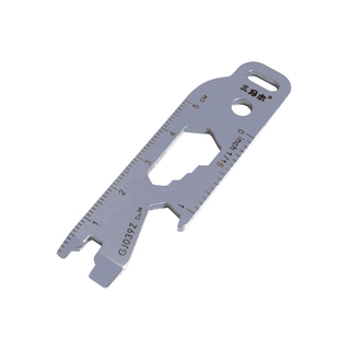 三刃木多功能钥匙扣腰挂件男创意不锈钢锁匙圈链环女个性刻字定制