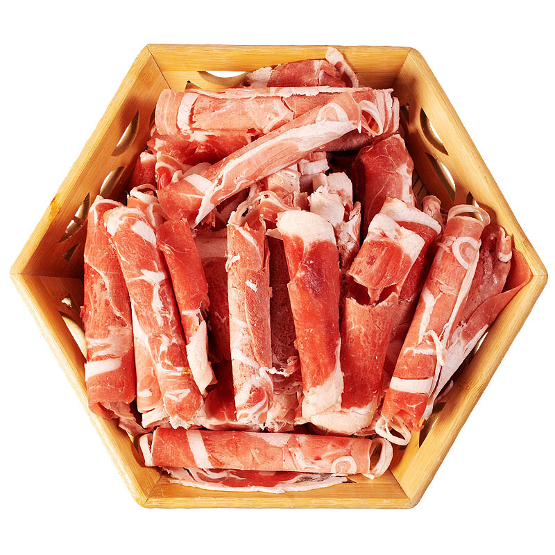 羊肉卷内蒙羊肉片原切牛肉卷涮火锅上脑羊肉羊排卷羊肉卷脆骨羊肉