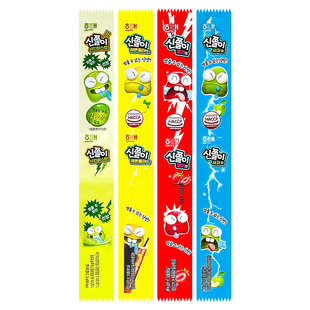 韩国进口海太酸甜长条软糖24g儿童橡皮糖长舌头糖果怀旧休闲零食