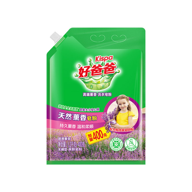 立白好爸爸薰香皂粉亲肤无刺激