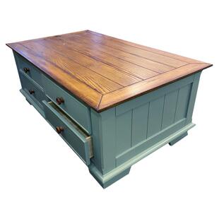 秋林木语004款美式地中海风格复古全实木家用客厅家具茶几电视柜