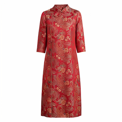 香薇姿新中式婚宴宴会旗袍连衣裙