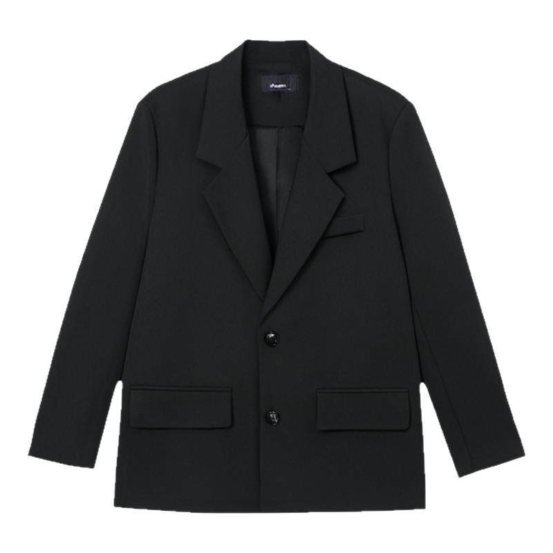 黑色西装套装女大学生毕业答辩春招考公考编面试抗皱西服职业装