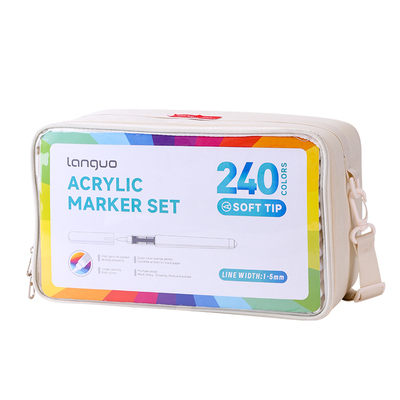 蓝果288色直液式丙烯马克笔套装