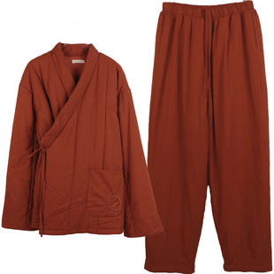 朵朵可可睡衣女2025秋冬季新中式国风里外纯棉夹棉本命年家居服套