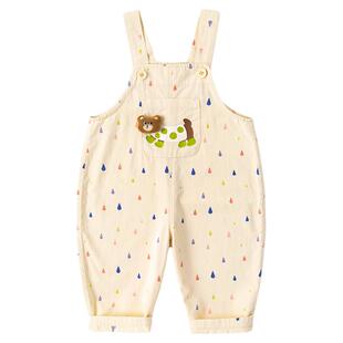 嘟嘟家宝宝裤子婴儿春秋背带裤儿童可爱春装男童女童春季童装衣服