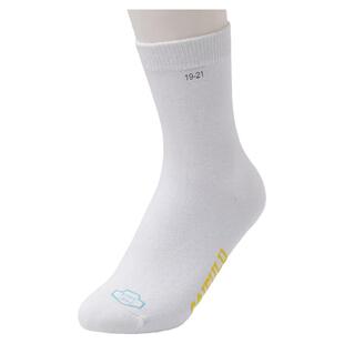 儿童袜子春夏款高棉防臭中小童袜子白色吸汗透气中筒男女童学生袜